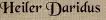 Heiler Daridus Heiler Daridus