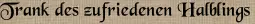Trank des zufriedenen Halblings
