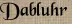 Dabluhr