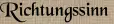 Richtungssinn