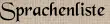 Sprachenliste Sprachenliste