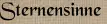 Sternensinne